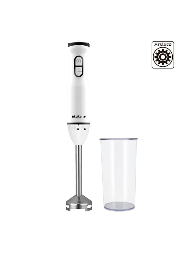 BATIDORA BRAZO 750W CON VASO PLÁSTICO 800ML KUKEN