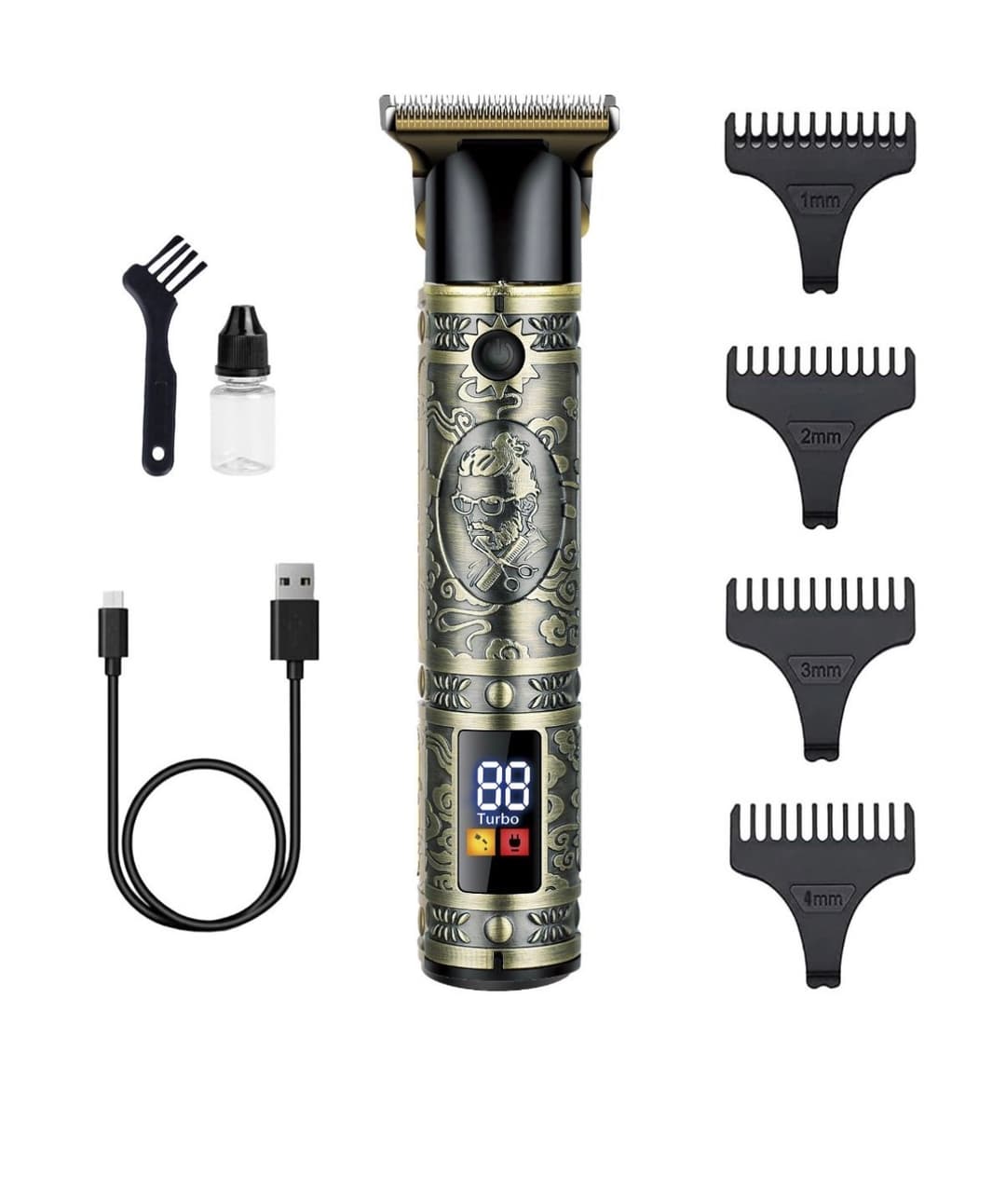 CORTAPELO METÁLICO PROFESIONAL DORADO LCD 5W KÜKEN