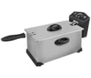 Freidora inox. Regulador de temperatura. Con termostato. Tapa antisalpicaduras. Cuerpo acero inox. imagen 1