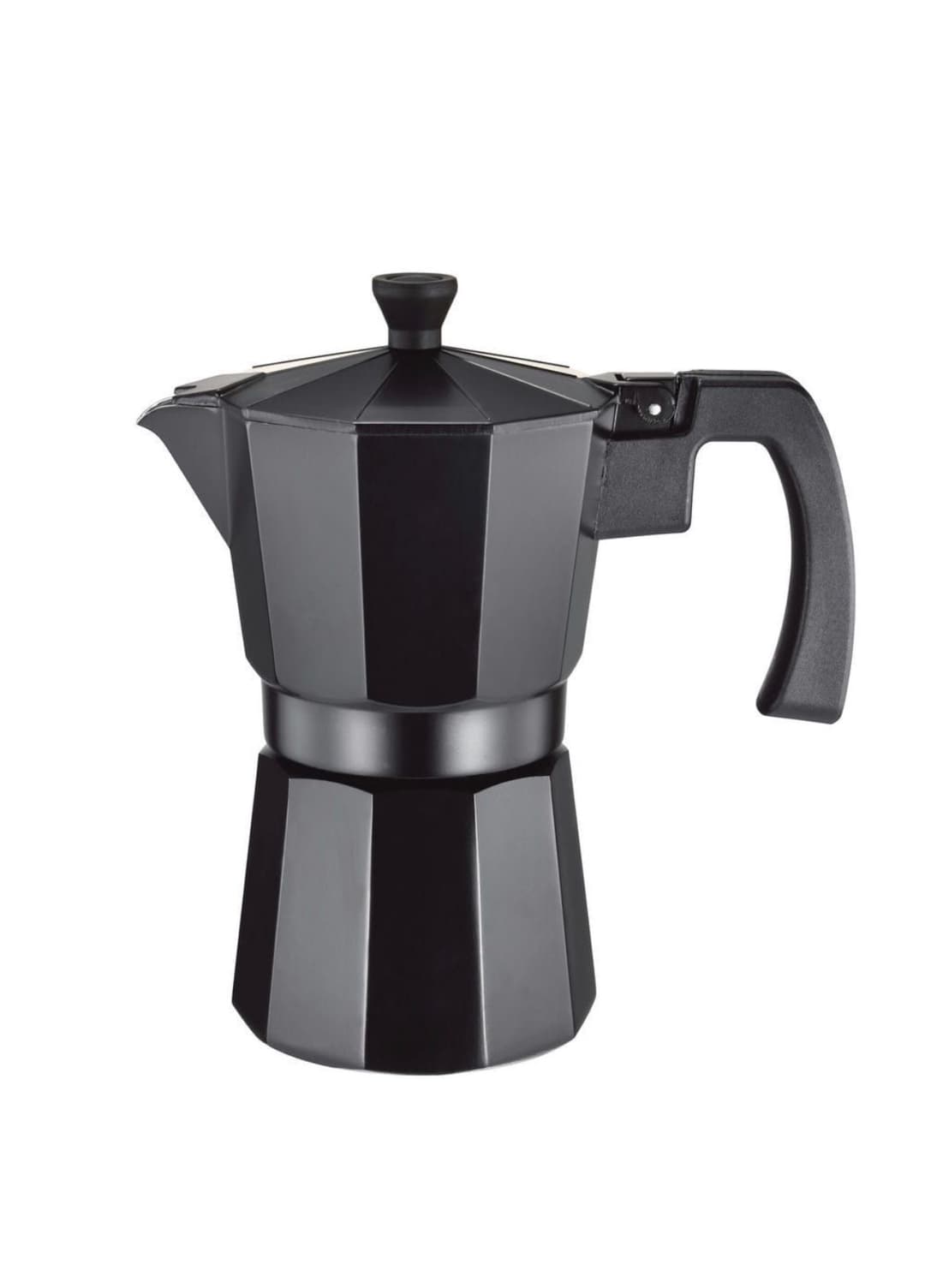 CAFETERA ALUMINIO NEGRA SUPREME 6 TAZAS